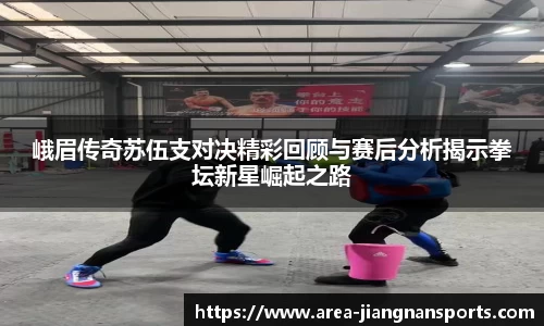 峨眉传奇苏伍支对决精彩回顾与赛后分析揭示拳坛新星崛起之路